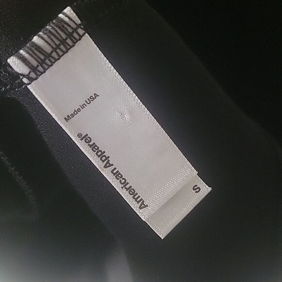 NEW American Apparel S Black Y2k Skater Indie Sleaze Grunge Mini Fit Flare Sexy - Picture 7 of 16